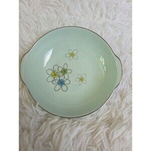 Mid Century Vintage Nobility Permaware Mist Lugged Cereal Bowl Atomic Replacemen